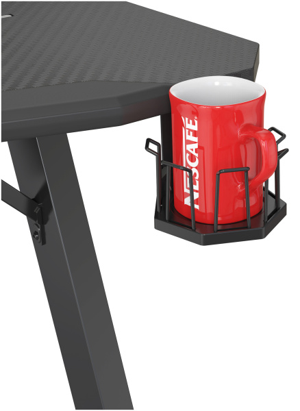 Игровой стол Cactus (столешница МДФ, карбон, каркас черный) (арт. CS-GTIZ-BK-CARBON-RG)