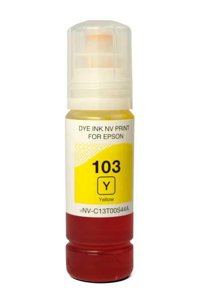 Чернила NV PRINT 103 для Epson L1110, L3100 (70 мл) Yellow