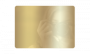 Металлическая пластина OEM (золотая глянцевая) 30.5*61 см (арт. X-1 / 1021-1)