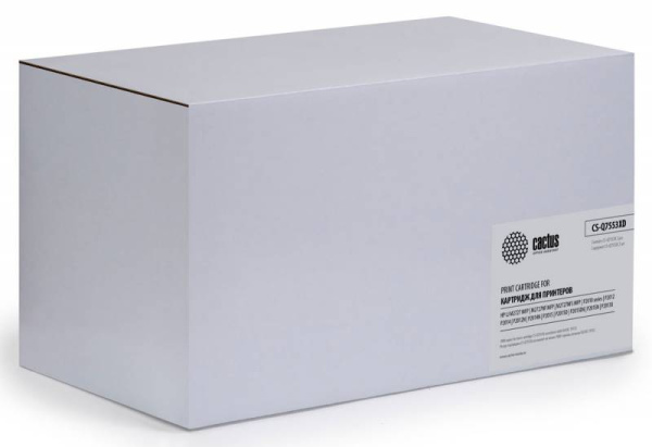 Картридж Cactus черный x2упак. (7000стр.) для HP (арт. CS-Q7553XD)