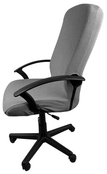 Чехол на компьютерное кресло ГЕЛЕОС 315Л (размер L, кубик, серый) (арт. ГЧ00315Л)