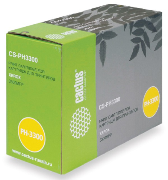 Картридж Cactus 106R01412 черный (8000стр.) для Xerox (арт. CS-PH3300)