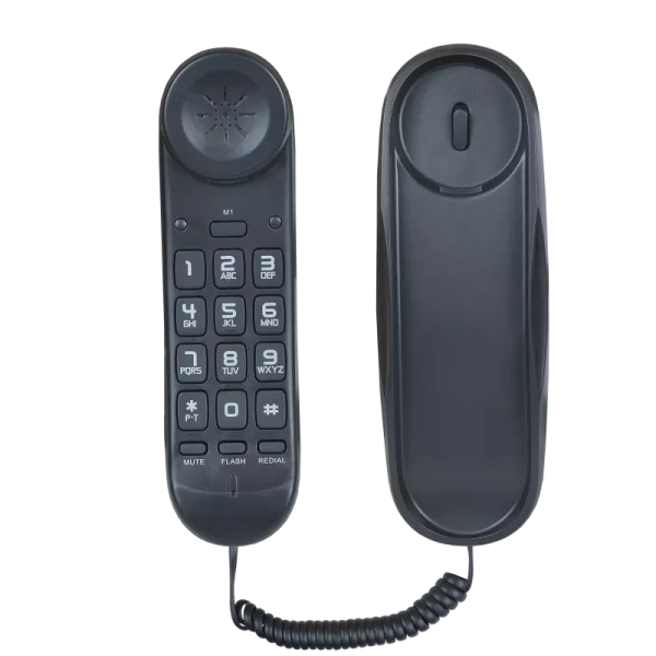 Проводной телефон SANYO RA-S120B компактный проводной аналоговый, в прочном корпусе (арт. RA-S120B)