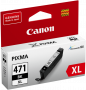 Оригинальный картридж Canon CLI-471XL BK (чёрный, увеличенной ёмкости 11 мл.) (арт. 0346C001)