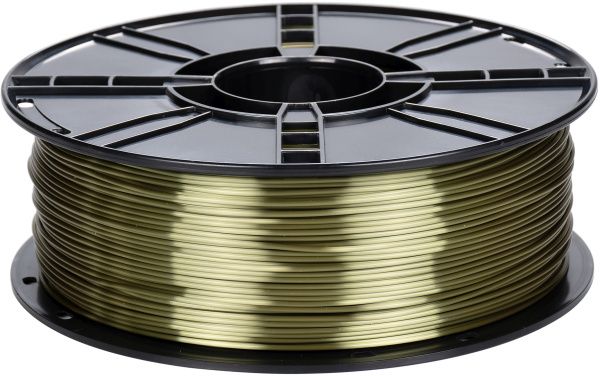 Пластик для принтера Cactus (SILK, d1.76мм, 1кг, L326м, бронза) (арт. CS-3D-PLA-1KG-S-BRON)
