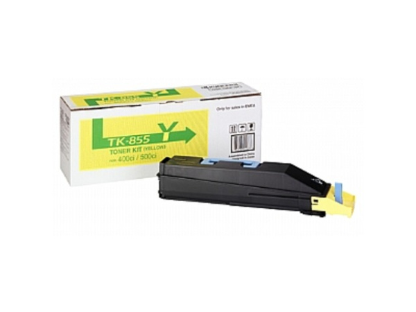 Оригинальный тонер-картридж Kyocera TK-855Y (жёлтый, 18000 стр.) (арт. 1T02H7AEU0)