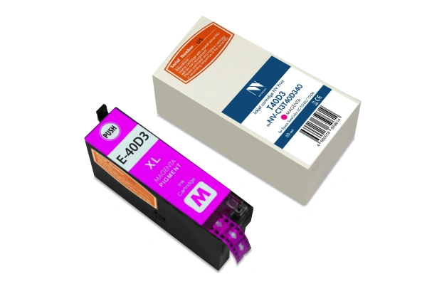 Струйный картридж NV Print T40D3 (NV-C13T40D340) Magenta для Epson SureColor SC-T5100/T3100 (50 мл)