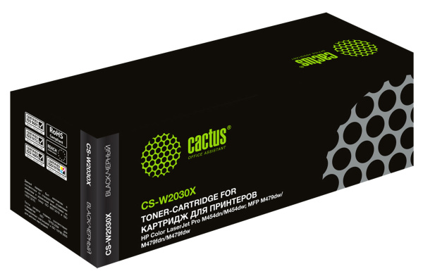 Картридж лазерный Cactus 415X черный (7500 стр.) (арт. CS-W2030X)