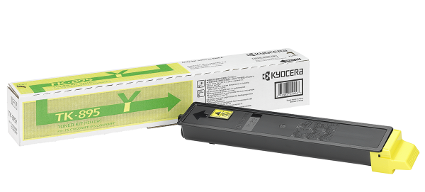 Оригинальный тонер-картридж Kyocera TK-895Y (жёлтый, 6000 стр.) (арт. 1T02K0ANL0)