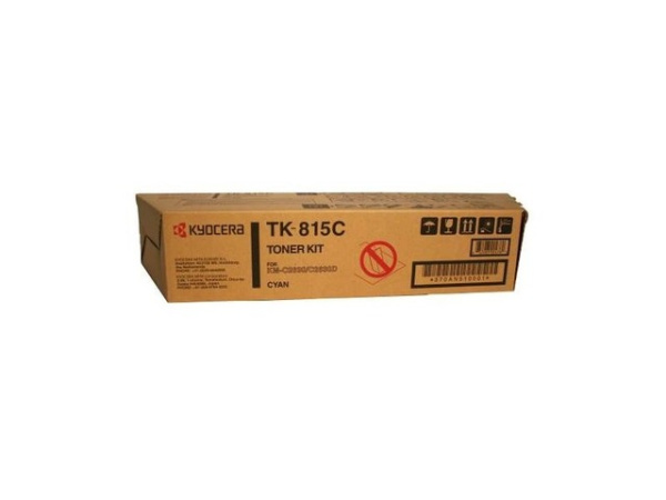 Оригинальный тонер-картридж Kyocera TK-815C (голубой, 20000 стр.) (арт. 370AN510)