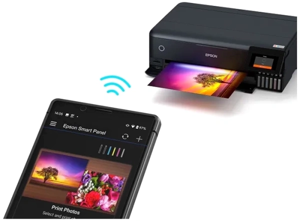 МФУ струйное цветное Epson EcoTank L8180 (21504) (Принтер / Копир / Сканер, A3) (арт. C11CJ21504)