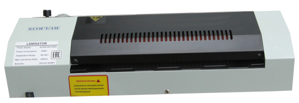 Пакетный ламинатор Bulros PD330-1 (арт. LP-D-PDA-3301-___-PsH-A3)
