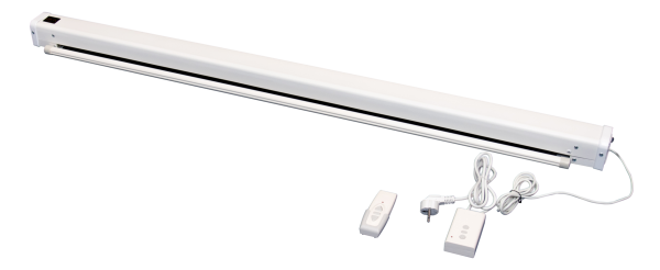 Экран для проектора SOK Cinema Pro, 150″, 16:9, настенно-потолочный, моторизованный, белый корпус (арт. SCPSM-332x186FG-ED90)