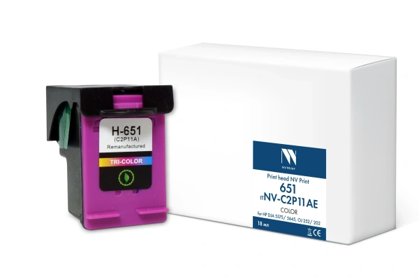 Струйный картридж NVP 651 (NV-C2P11AE) Color для HP DJA 5575/5645, OJ 252/ 202 (18 мл)