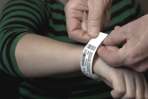 Браслеты для принтера OEM TDP-225W, 28.5 мм х 203 мм (200 шт. в ролике) (арт. WDI-102)