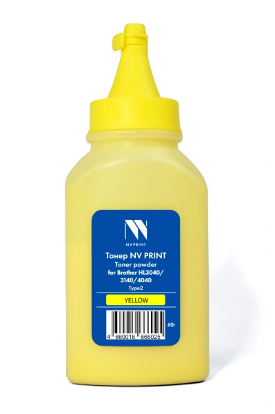 Тонер NVP для Brother HL3040/3140/4040 Type2 (60г) Yellow