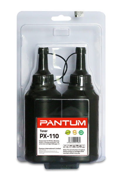 Оригинальный заправочный комплект Pantum PX-110. 2 чипа + 2 тонера по 1500 стр. Для Pantum (арт. PX-110)