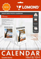 Настольный календарь Lomond для струйной печати 10 х 15 см (арт. 1500112)