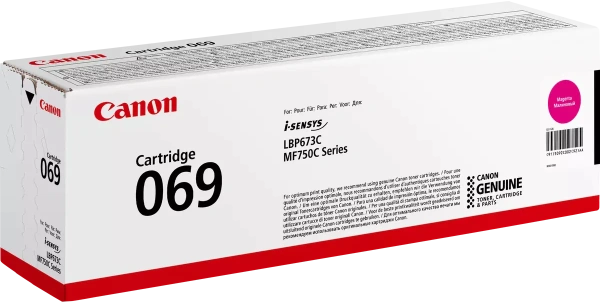 Тонер-картридж Canon 069 Magenta (1900 стр.) (арт. 5092C002)