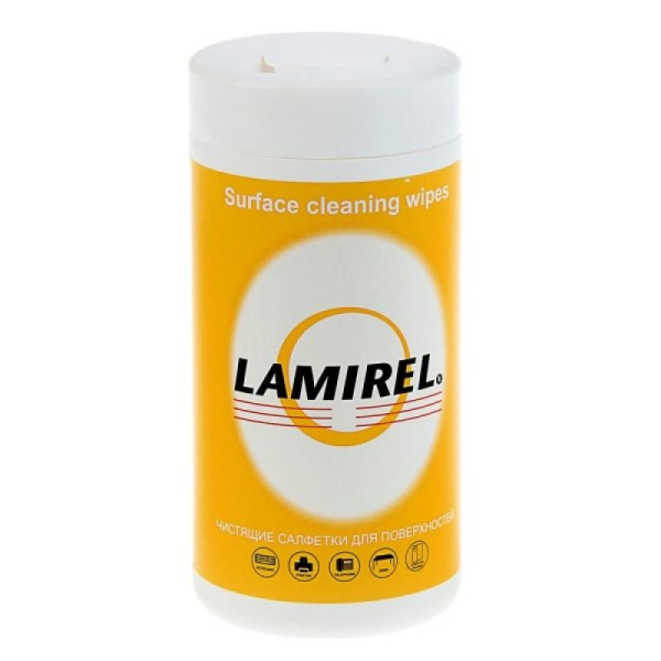Чистящие салфетки Lamirel для экранов всех типов в тубе, 100 шт. (арт. LA-11440)