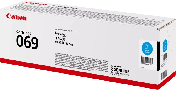 Тонер-картридж Canon 069 Cyan (1900 стр.) (арт. 5093C002)
