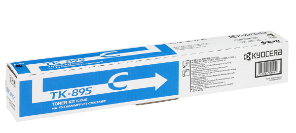 Оригинальный тонер-картридж Kyocera TK-895C (голубой, 6000 стр.) (арт. 1T02K0CNL0)