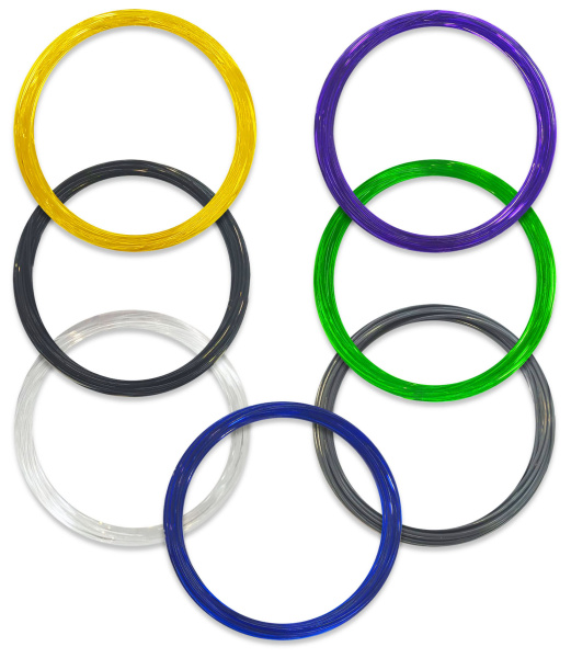 Пластик для ручки 3D Cactus PETG (d=1.75мм, L=10м, 7цв.) (арт. CS-3D-PETG-7X10M)