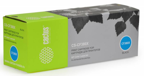 Картридж Cactus черный (4400стр.) для HP (арт. CS-CF380X)