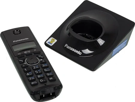 DECT-телефон Panasonic KX-TG1711RUB радиотелефон чёрный с АОН, Caller ID, телефонным справочником (арт. KX-TG1711RUB)