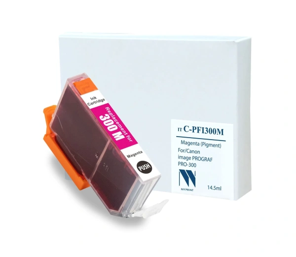 Струйный картридж NV Print C-PFI300 M для Canon imagePROGRAF PRO-300