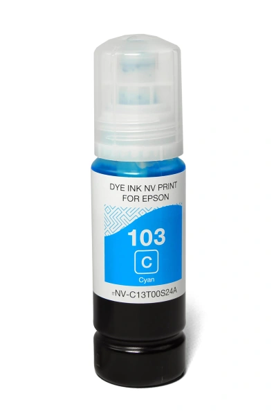 Чернила NV PRINT 103 для Epson L1110, L3100 (70 мл) Cyan