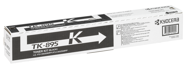 Оригинальный тонер-картридж Kyocera TK-895K (чёрный, 12000 стр.) (арт. 1T02K00NL0)