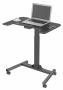 Стол для ноутбука Cactus VM-FDE101, столешница МДФ, черный, 80x60x123 см (арт. CS-FDE101BBK)