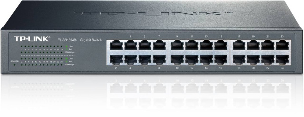 Коммутатор TP-Link TL-SG1024D V11 (арт. TL-SG1024D)