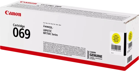 Тонер-картридж Canon 069 Yellow (1900 стр.) (арт. 5091C002)