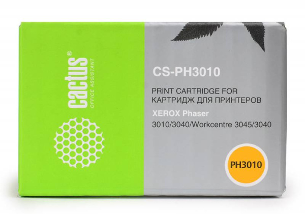 Картридж Cactus 106R02181 черный (1000стр.) для Xerox (арт. CS-PH3010)