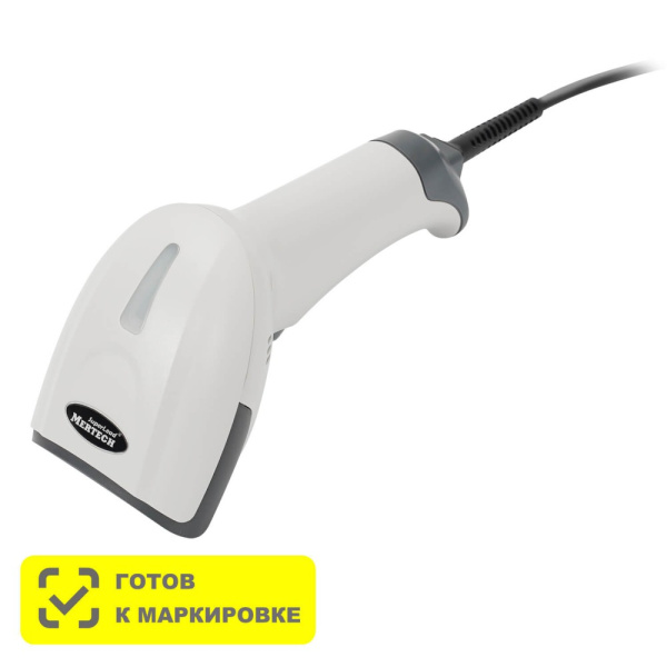 Сканер штрих-кода Mertech 2310 P2D USB, USB эмуляция RS232 white (арт. 4832)