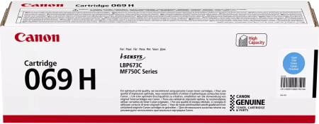 Тонер-картридж Canon 069H Cyan (5500 стр.) (арт. 5097C002)