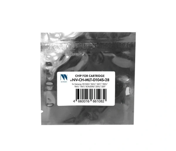 Чип NVP для Samsung MLT-D104S (28шт) для ML1660/1665/1667/1860/1865/1867, SCX-3200/3205/3207 (1500 с