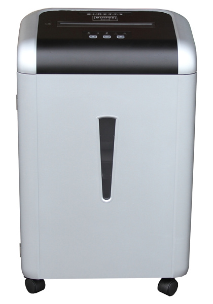 Уничтожитель документов Bulros B6HS, 0,8×1 мм, черный/серебро дверь, контур (арт. SH-D-BSC-B6HS-026-___-06)