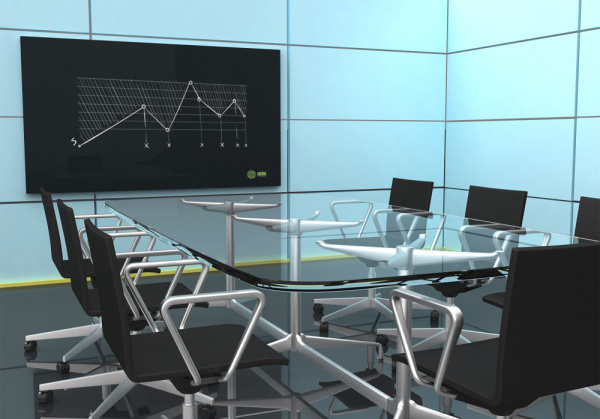 Демонстрационная доска Cactus 120x150см черный (арт. CS-GBD-120X150-BK)