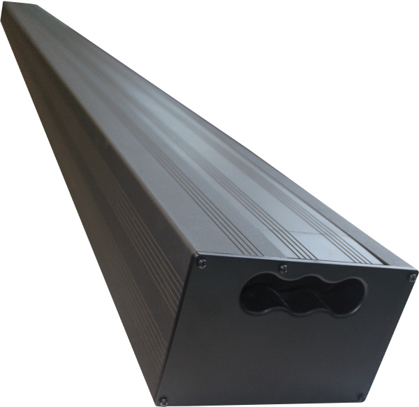 Экран Cactus (125x221см, напольный, рулонный, черный) (арт. CS-PSFRALR-221X125)