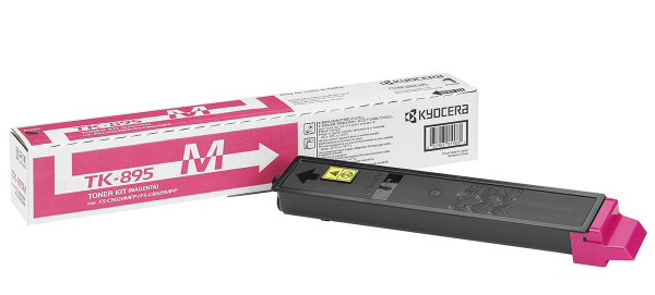 Оригинальный тонер-картридж Kyocera TK-895M (пурпурный, 6000 стр.) (арт. 1T02K0BNL0)