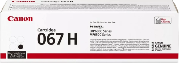 Картридж Canon 067H BK (черный, 3130 стр.) (арт. 5106C002)