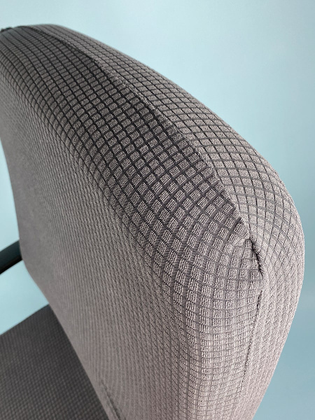 Чехол на компьютерное кресло ГЕЛЕОС 315Л (размер L, кубик, серый) (арт. ГЧ00315Л)