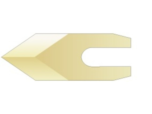 Обоюдоострый нож с титановым покрытием Mimaki 1 шт. в наборе (арт. SPB-0009)