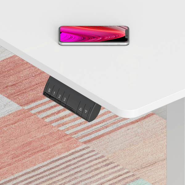 Компьютерный стол Cactus (140x60 см) (арт. CS-EDXL-WWT)