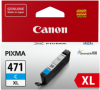 Оригинальный картридж Canon CLI-471XL C (голубой, увеличенной ёмкости 11 мл.) (арт. 0347C001) Оригинальный картридж Canon CLI-471XL C (голубой, увеличенной ёмкости 11 мл.) (арт. 0347C001)