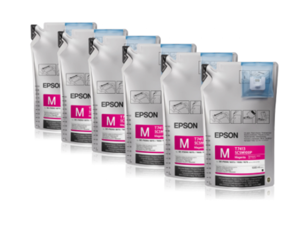 Картридж Epson UltraChrome DS Magenta T741300 (1 L x 6 packs) (арт. C13T741300)