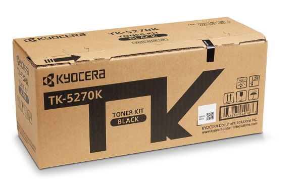Оригинальный тонер-картридж Kyocera TK-5270K (чёрный, 8000 стр.) (арт. 1T02TV0NL0)